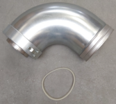 Bocht 100/150 90 graden glad