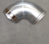 Bocht met inspectieluik 130/200 90 graden