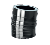 ISODUCT dubbelwandig Bocht 40&deg; 150mm