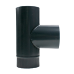 T-stuk excl. dop Geblauwd 111mm