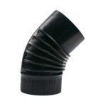 Bocht 45gr Geblauwd 125mm