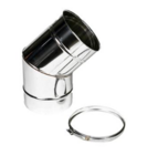 Bocht 45&deg; - 125mm