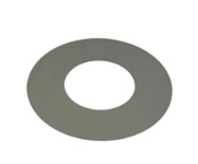 Rozet RVS - 125mm