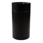 Pijp 250mm RVS Zwart 130mm