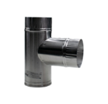 T-Stuk Excl. Dop Aluminium 80mm (Uitlopend)