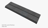 Lamel 322138 voor Barbas houtkachel 395x100