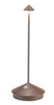 Pina Pro Table Lamp Matt Rust Zafferano