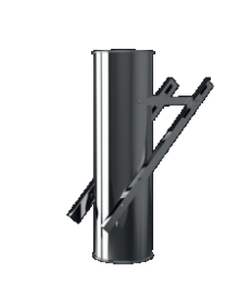 ISODUCT dubbelwandig Dakdoorvoer rieten dak 125mm