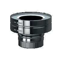ISODUCT dubbelwandig Aansluitstuk 200mm
