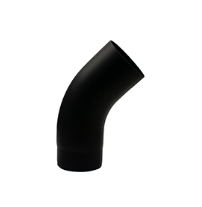 Bocht 45gr Glad Dikwandig 130mm