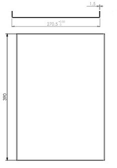 Lamel achterwand zwart (sinds 10-5-2021) 338956 Barbas