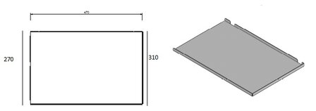 Remplaat 336010 B/R afm 470x310 Barbas