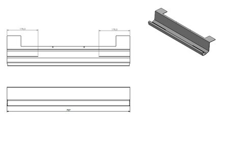 Remplaat 351519 ZWART Barbas