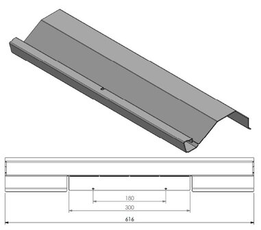 Remplaat 341173 ZWART Barbas