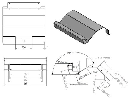 Remplaat 341332 ZWART Barbas