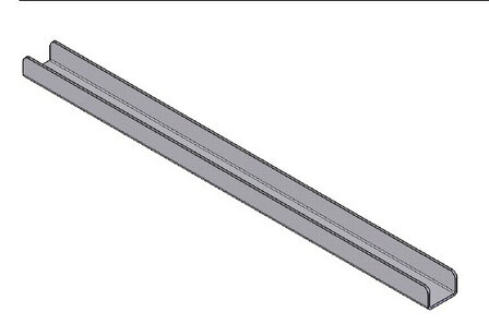 Remplaatversteviging 326750 RVS Universal-V 60 Barbas