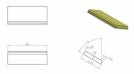 Remplaat 353764 Vermiculiet (ONDER) Compact 45 Barbas