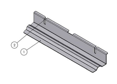 Rookgasklep 326871 RVS Universal V-65 Barbas