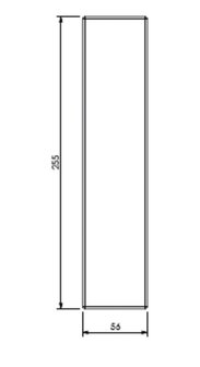 Betonkeramiek bodem smal 332063 Barbas