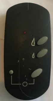 AB 350-Handzender Infrarood IR-Modufire voor gashaarden 302389