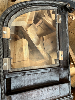 Glasklemmen set voor Vermont Castings houtkachel