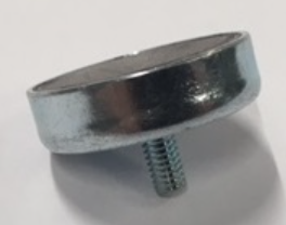 Magneet rond D=25+schrdraad M4 312364 voor Barbas kachel