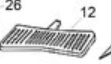Schudrooster - Voor Saey 94 - Kolen 056.8780005060.0094-070 Saey