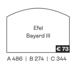 Kachelruit - Efel - Bayard III
