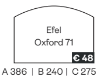 Kachelruit - Efel - Oxford 71