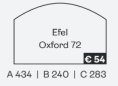 Kachelruit - Efel - Oxford 72