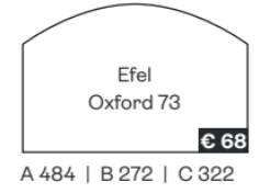 Kachelruit - Efel - Oxford 73