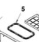 Rubber Dichting Reservoir - Voor Saey Qubic