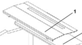 Vlamkeerplaat Inox - Voor Saey C-60 II &amp; Kronos