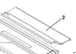 Vlamkeerplaat Inox Boven - Voor Saey C-70 II
