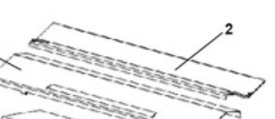 Vlamkeerplaat Inox Boven - Voor Saey C-80 II