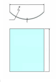 Glas - Voor Saey Signum Flair 309 x 454 x 4