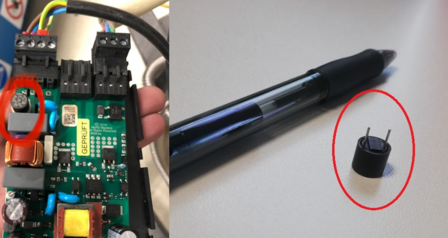 Zekering modulebox 350444 voor gashaarden G6R-BEAV3N