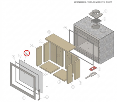Metalen Veerklem Glas Woody 60/72 502800626