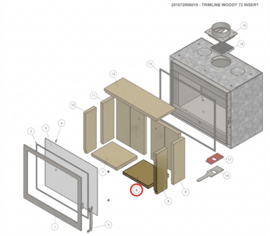 Vermiculiet Bodem Rechts Woody 60 201061006911