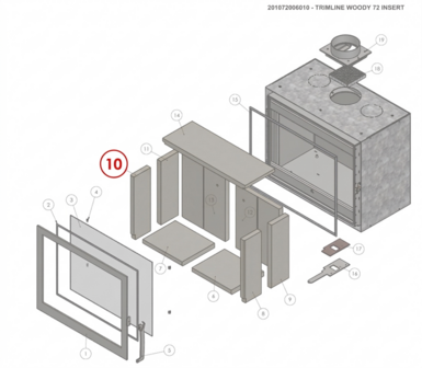 Vermiculiet Linkerzijde - Voor Woody 60 201061006915