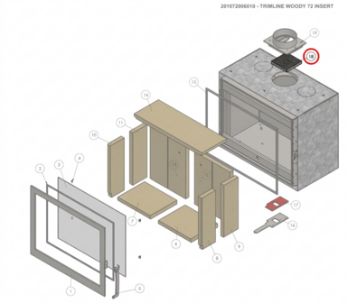 Katalysator Woody 60/72 722000403