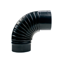 Bocht 45gr Geblauwd 98mm