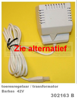 Toerenregelaar / transformator voor Barbas inzetkachels (dimmer) alternatief 