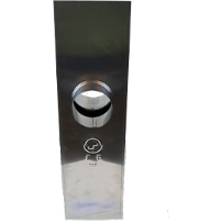 Haardaansluiting Rond Aluminium 100mm