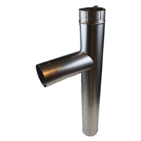 Roetzakpijp Aluminium 100mm