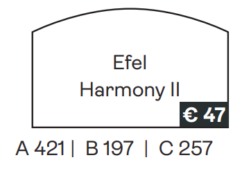 Kachelruit - Efel - Harmony II