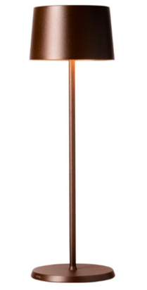 Olivia Pro Table Lamp Matt Rust Zafferano