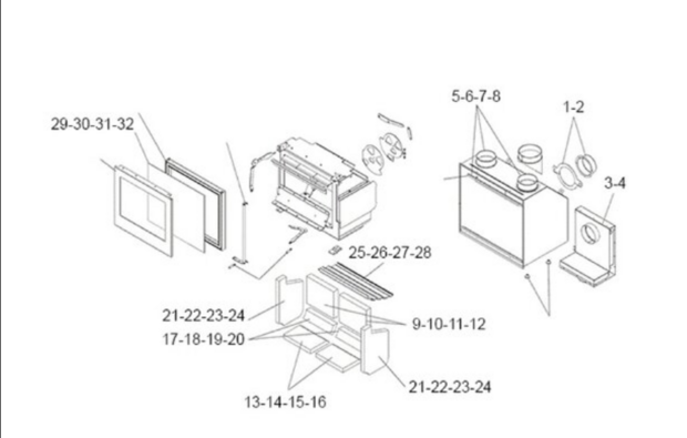 _Saey onderdelen Insert D-80 Ildri