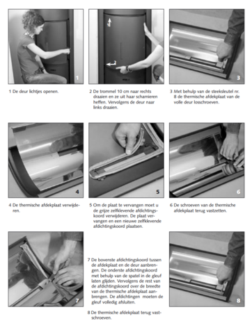 Kachelkoord 14005065 voor Stuv houtkachel