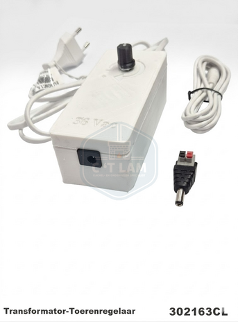 Toerenregelaar / transformator 302163CL voor Barbas inzetkachels (dimmer)